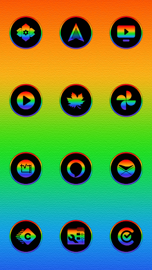 Rainbow Icon Pack Screenshot 2