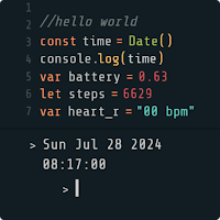 Simple Code Watch Face