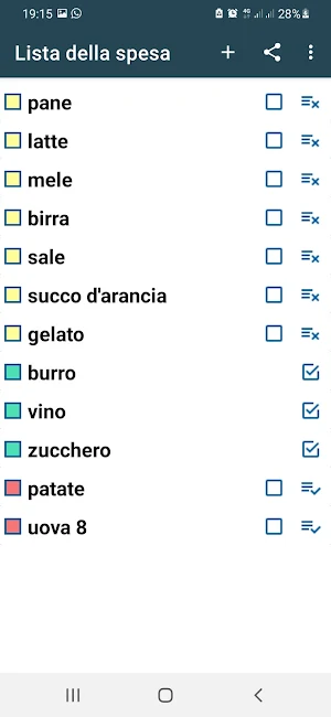 Shopping List Screenshot 1