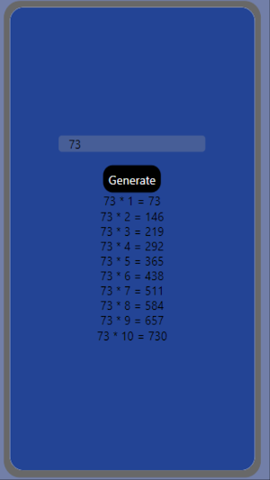 Multiplication Tables by Rayan Screenshot 2