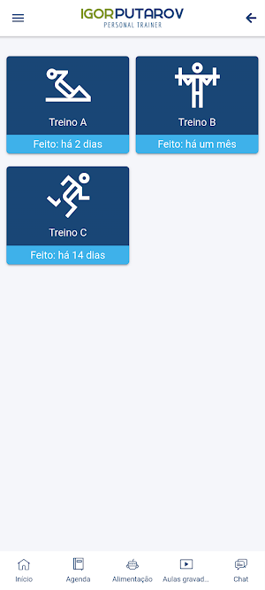 Igor Putarov Personal Trainer Screenshot 2
