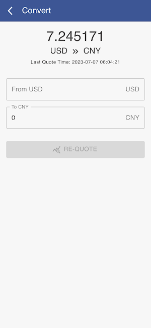RMB to USD Screenshot 1