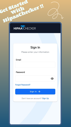 HIPAA Checker Screenshot 1