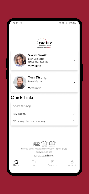 radius financial group Screenshot 0