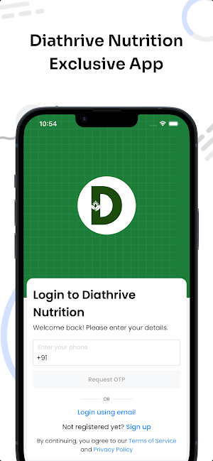 Diathrive Nutrition App Screenshot 0