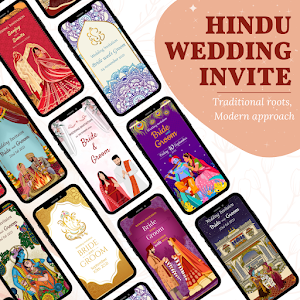 Digital Hindu wedding invite Screenshot 0