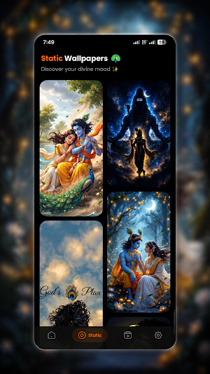 Lord Krishna Wallpaper Live 4K Screenshot 0