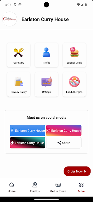 Earlston Curry House Screenshot 3