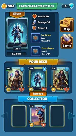 Card Battles: Collect Heroes Screenshot 2