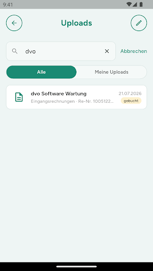 BelegBox Screenshot 2