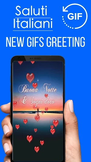 Italian Good Night & Sweet Dreams Gif Images Screenshot 0