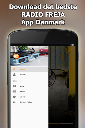 Radio FREJA Online Gratis Danmark Screenshot 2