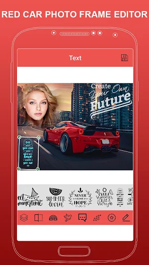 Red Car Photo Frame Editor Screenshot 3
