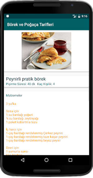 İnternetsiz Börek ve Poğaça Tarifleri Screenshot 3
