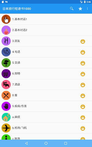 日本旅行短语书1000 Screenshot 1
