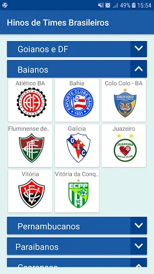 Hinos de Clubes Brasileiros Screenshot 3