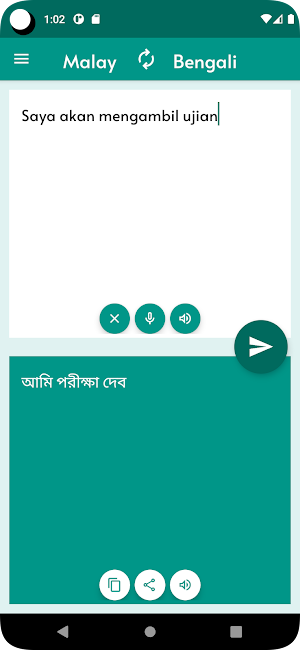Bengali - Malay Translator Screenshot 3