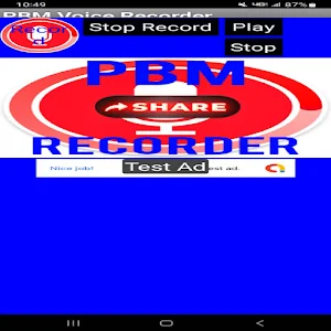PBM Voice Recorder Screenshot 3