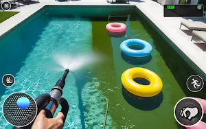 Swimming Pool Wash Cleaning 3D Screenshot 3
