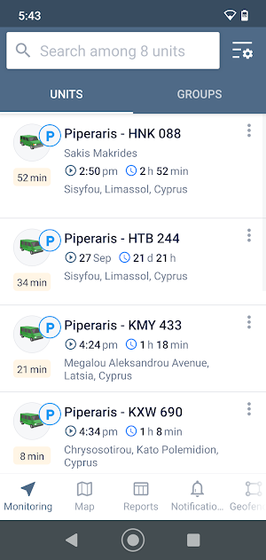 Piperaris Telematics Screenshot 0