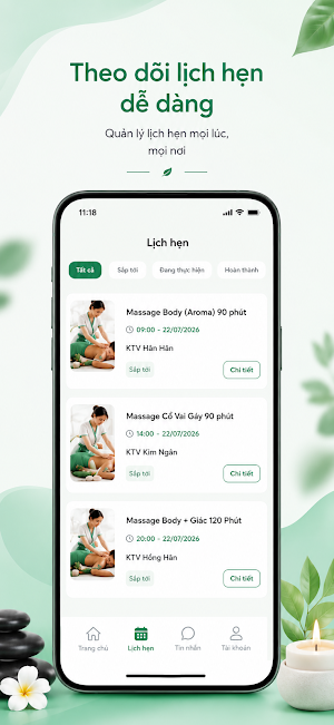 Hân Care-Massage Tại Nhà 24/7 Screenshot 2