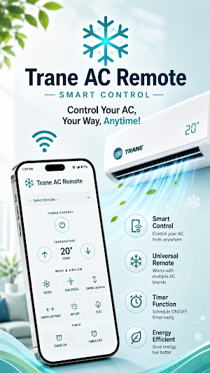 Trane AC Remote - IR Control Screenshot 1