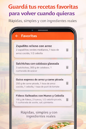 Recetas con Pocos Ingredientes Screenshot 2