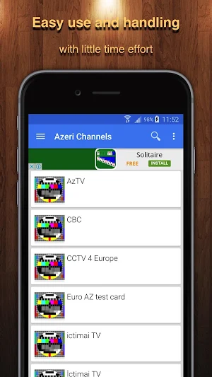 TV Azerbaijan Channel Data Screenshot 1