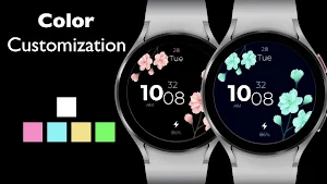 Flower Digital - Watch Face Screenshot 1