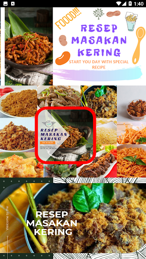 Resep Masakan Kering Screenshot 1