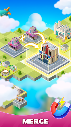 Merge House! Make a Town! Screenshot 2