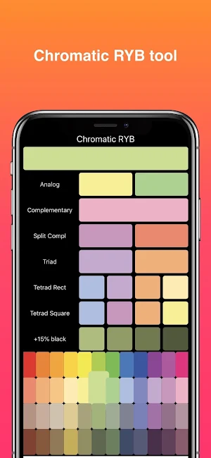 Color Wheel RYB CMYK RGB Screenshot 0