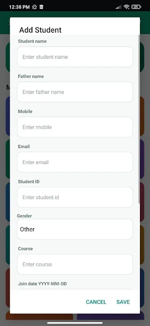 Library Management App Screenshot 2