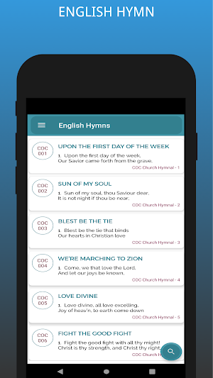 COC Church Hymnal: Hymnal app for Church of Christ Screenshot 3