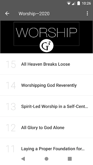 G3 Conference Screenshot 1