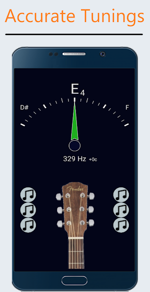 Guitar Tuner - Simple Tuners Screenshot 2