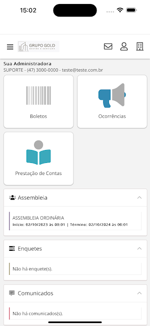 Gold Gestão Condominial Screenshot 2