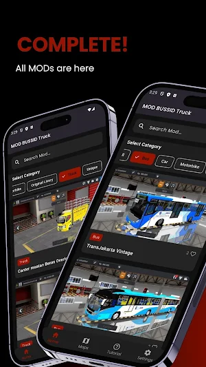 MOD BUSSID Truck Canter Screenshot 2