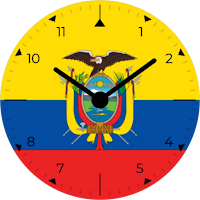Ecuador Analog Watch Face
