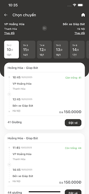 Nhà Xe Cương Lĩnh Screenshot 1