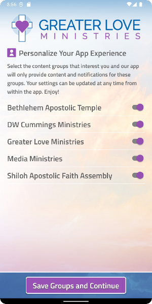 Greater Love Ministries WV Screenshot 1