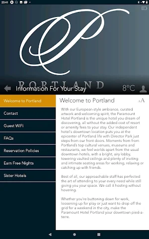 Paramount Portland Hotel Screenshot 0