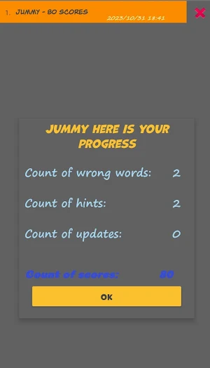 Classic crosswords. Screenshot 2