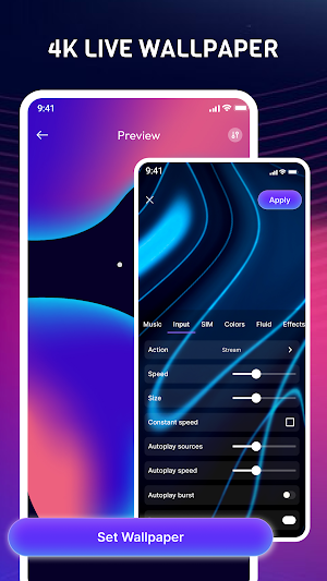 Magic Fluids Live Wallpaper 4k Screenshot 1