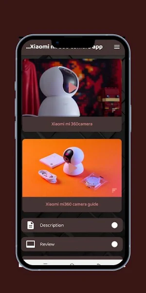 Xiaomi mi 360 camera app guide Screenshot 0