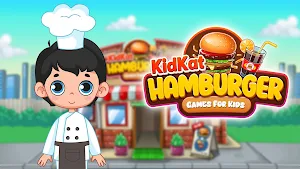 KidKat Hamburger Game for Kids Screenshot 0