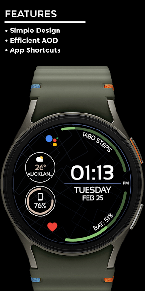 Night 89 - watch face Screenshot 1