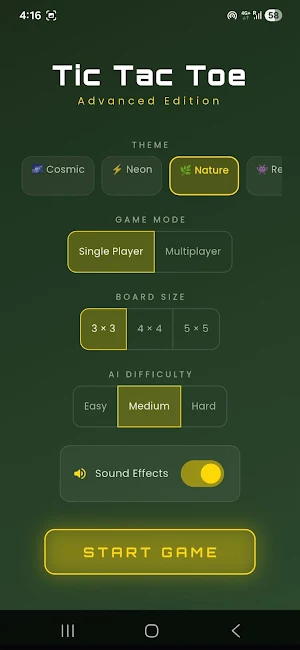 Tic Tac Toe - Play with AI Screenshot 0