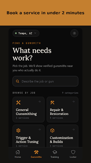 GunsmithApp: Find a Gunsmith Screenshot 2
