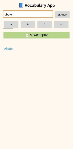 Word Vault - Vocabulary App Screenshot 1